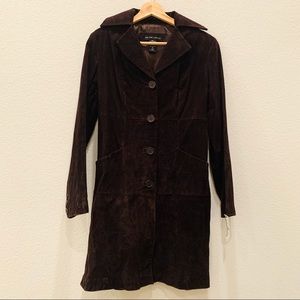 🆕 New York & Company Suade Leather Coat